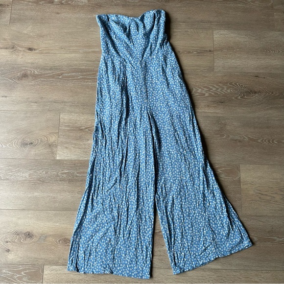 American Eagle Jumpsuit Romper Floral Strapless XS - Picture 3 of 11